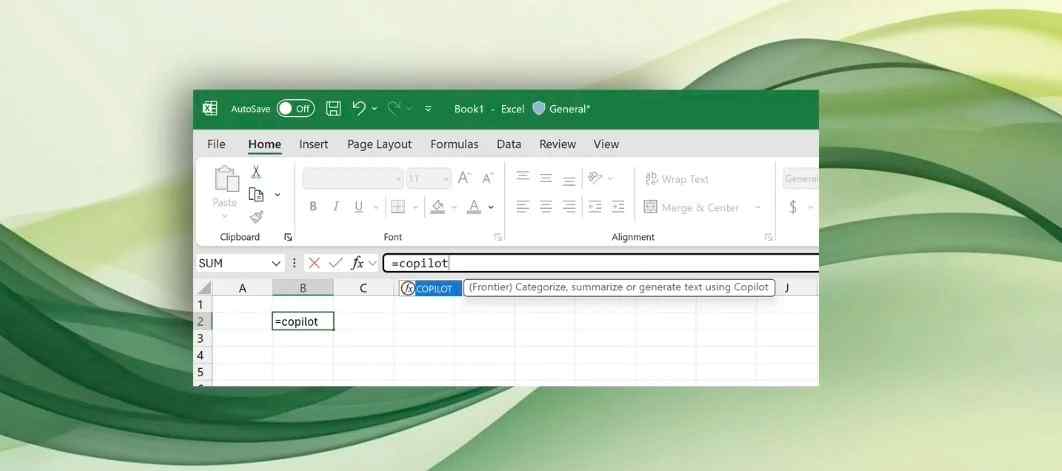 Copilot in Excel Cells