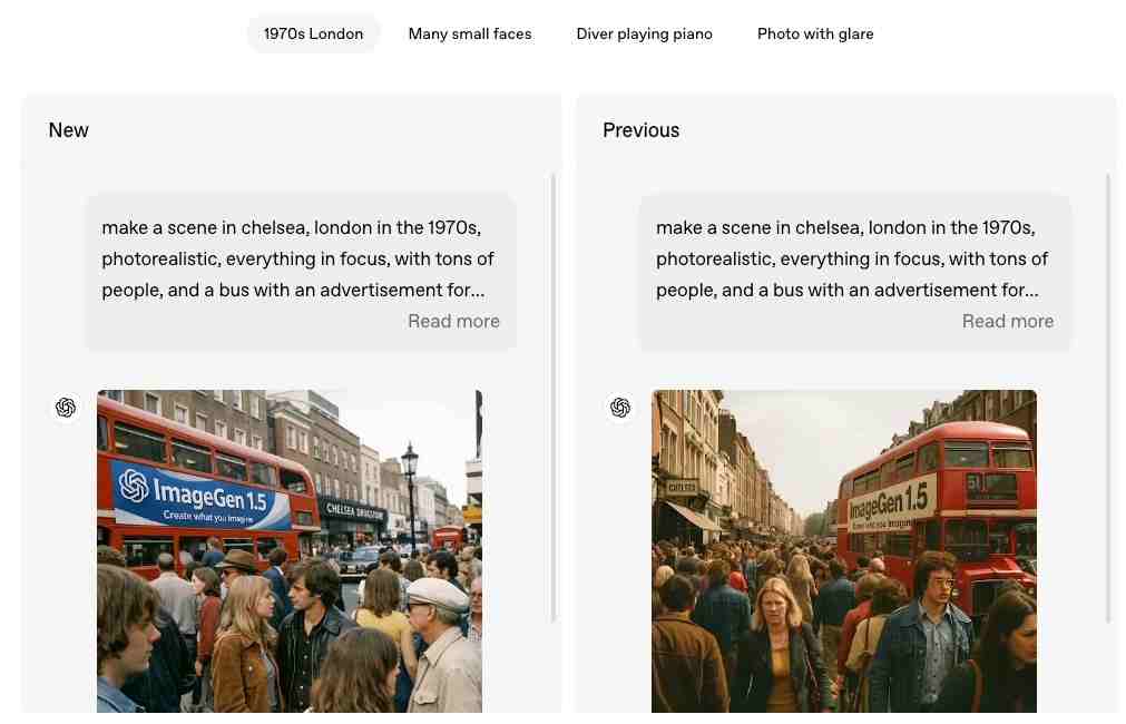 ChatGPT new image model - photo from OpenAI