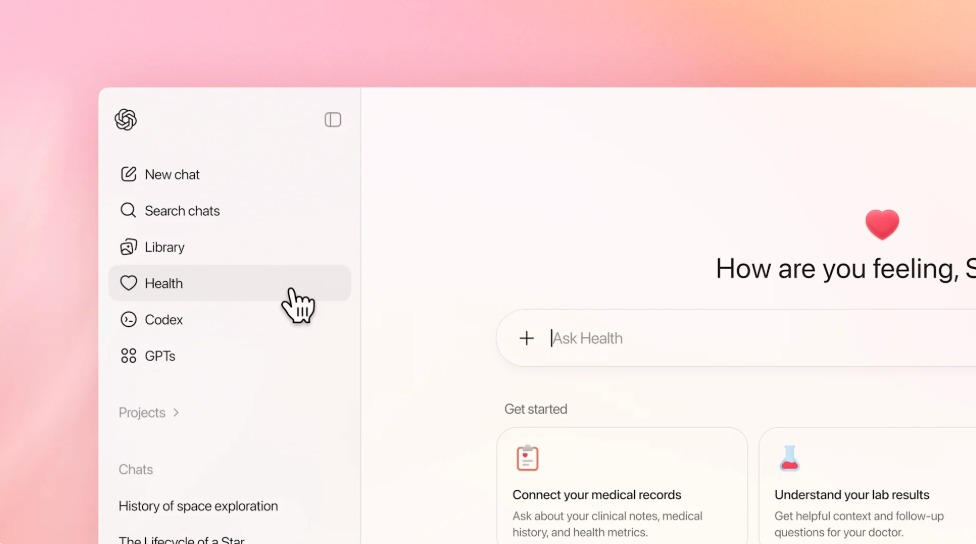 ChatGPT Health is availble outside the EU