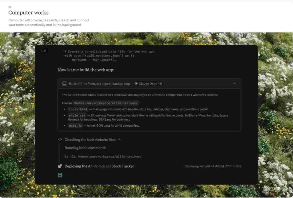 Perplexity Computer can use Claude coding capabilities