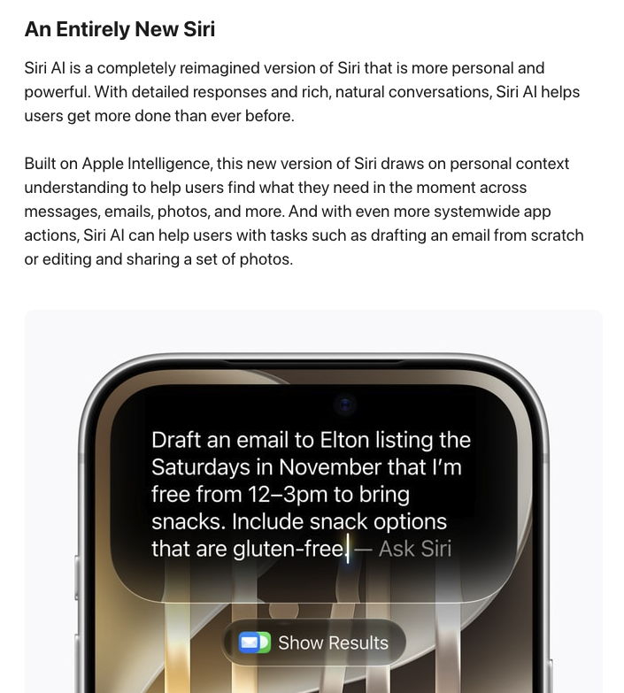 New Siri